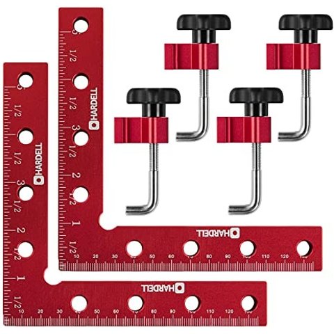HARDELL 90 Degree Positioning Squares Right Angle Clamps