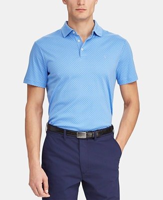 Men's Classic Fit Printed Soft Touch Polo Shirt