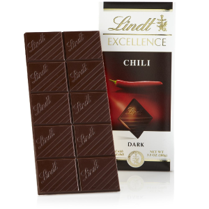 Lindt Excellence Bar, Chili Dark Chocolate