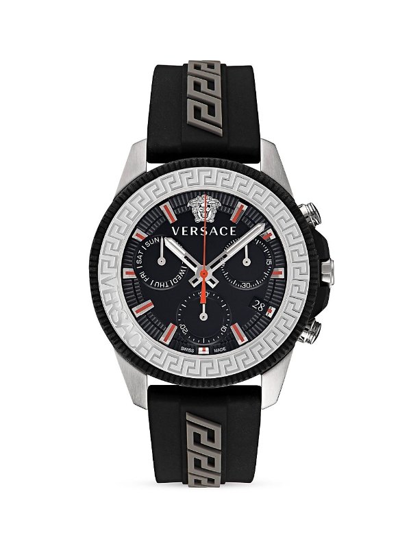 Greca Action Stainless Steel Chronograph Watch
