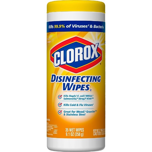 Disinfecting Wipes, Citrus Blend™, 35 Count Canister