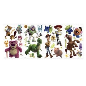 RoomMates RMK1428SCS Toy Story Peel & Stick Wall Decals Glo-in Dark, 34 Count