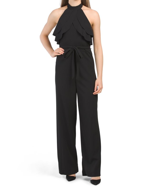 Made In Usa Halter Scuba Crepe Jumpsuit | Jumpsuits & Rompers | Marshalls