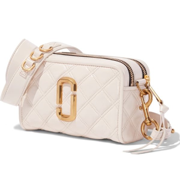 The Softshot 21 Quilted Leather Crossbody Bag