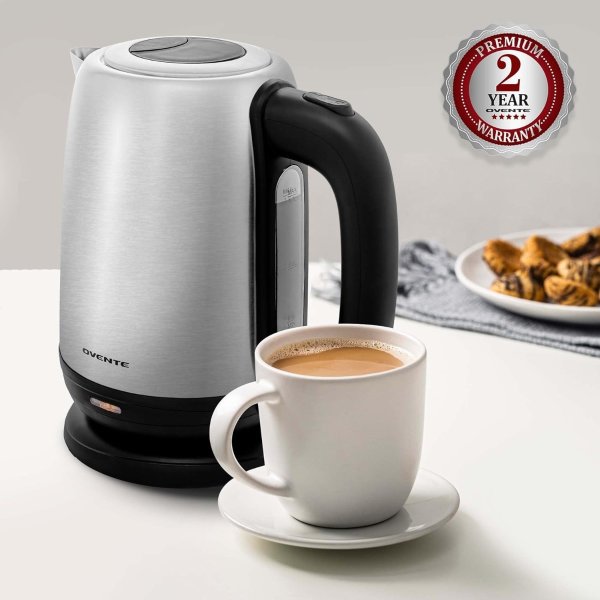 Electric Tea Kettle Stainless Steel 1.7 Liter