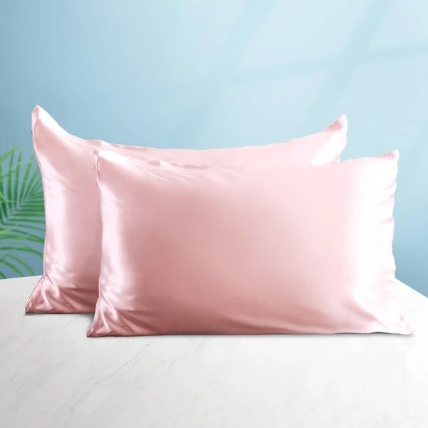 22 Momme Silk Pillowcase 2 Pack | Travel Gift Set | 10 Colors