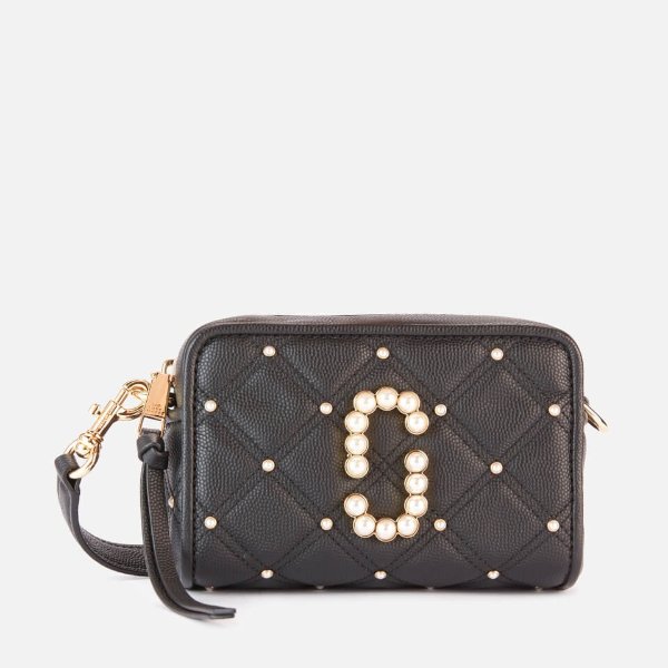 Women's The Softshot 17 Quilted Pearl Bag - Black