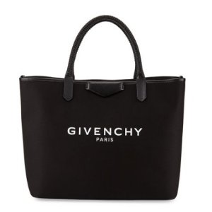 Givenchy Antigona Medium Fabric Shopper Bag, Black