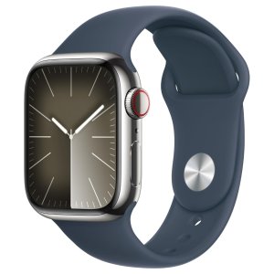 补货：Apple Watch Series 9 蜂窝版 不锈钢 41mm 智能手表