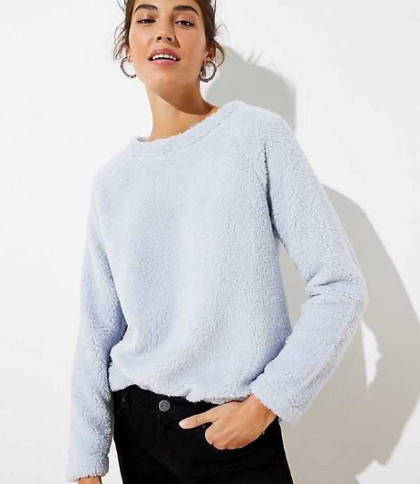 Fleece Sweatshirt | LOFT