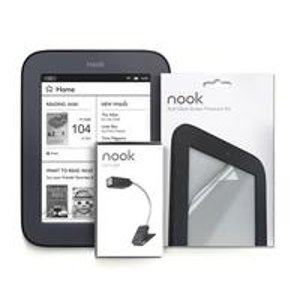 Barnes & Noble.com：现在购买NOOK平板阅读器，免费送屏幕保护套装，价值$34.9