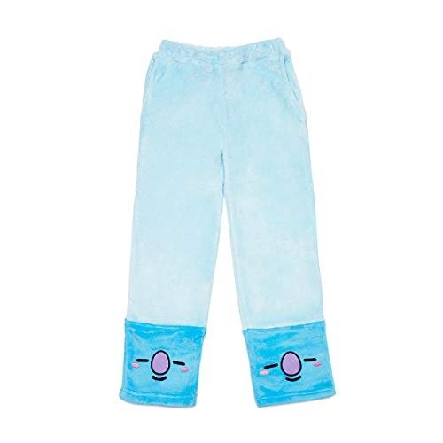 Official Merchandise by Line Friends - KOYA Character Pajama Sleep Lounge Wear Set, Small, Blue
