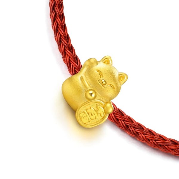 Charme 'Cute & Pets' 999 Gold Lucky Cat Charm | Chow Sang Sang Jewellery eShop