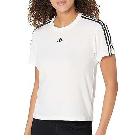 Women's Plus Size Aeroready Training Essentials Regular 3-Stripes T-Shirt