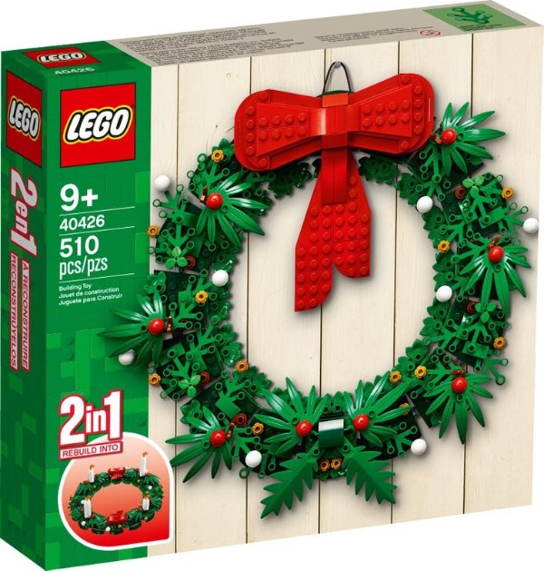 Christmas Wreath 2-in-1 40426 | Miscellaneous | Buy online at the Official LEGO® Shop US