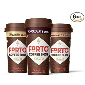 FORTO Coffee Shots - 200mg Caffeine, Variety Pack, Ready-to-Drink on the go, Cold Brew Coffee Shot - Fast Coffee Energy Boost, 6 Pack @ Amazon