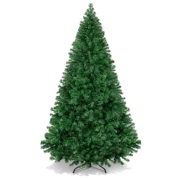 Premium Artificial Pine Christmas Tree, Foldable Metal Base | Best Choice Products