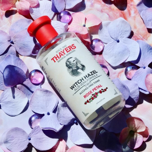 Thayers Alcohol-Free Rose Petal Witch Hazel Toner with Aloe Vera, 12 ounce bottle @ Amazon