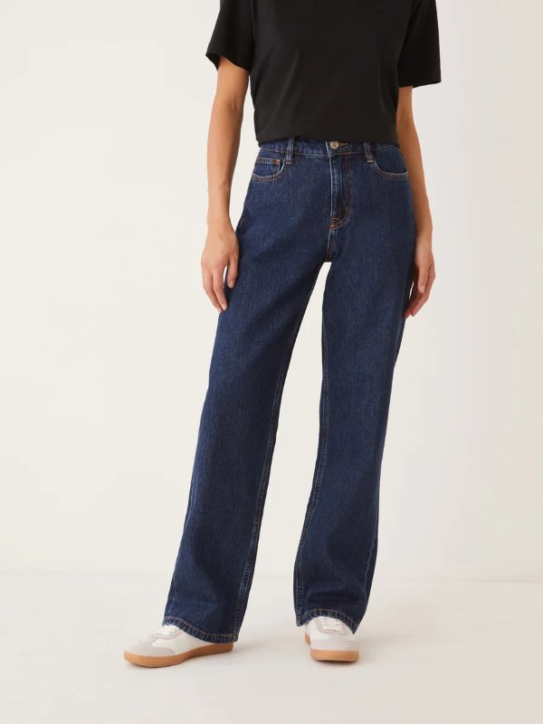 The Mid Rise Courtney Loose Fit Jean in Dark Indigo