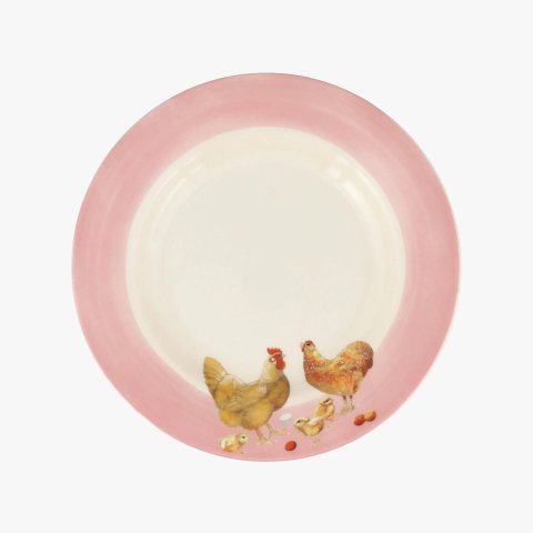 粉色小鸡餐盘