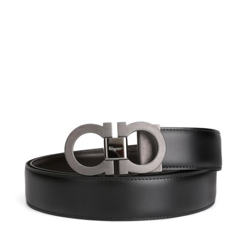 Salvatore FerragamoAdjustable And Reversible Gancini Belt (without box)