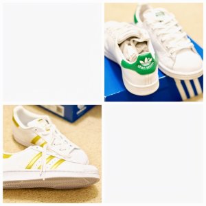 Adidas小白鞋 superstar，Stan Smith
