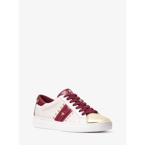$105 Frankie Studded Leather Sneaker
