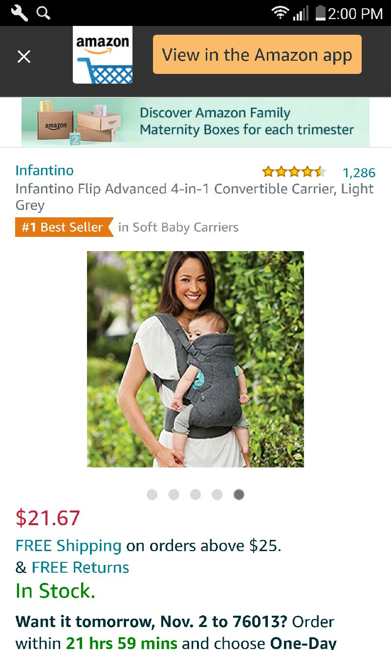 Infantino Flip 4合一婴儿背带