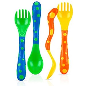 Nuby 4-Pack Spoons and Forks (2 Each)
