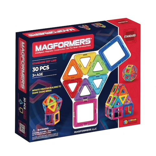 Magformers磁力片玩具30片