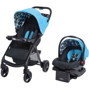 Graco Verb Click Connect Travel System, with SnugRide Click Connect 30 Infant Car Seat, Motif