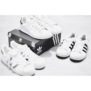 Adidas小白鞋 superstar，...