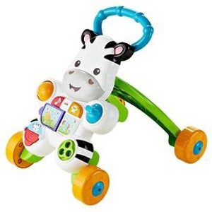 折后只要$13.51 Fisher-Price Learn with Me Zebra Walker 学步车