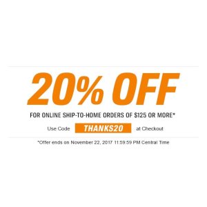 8折 AutoZone: 全场汽车配件等购物满$125