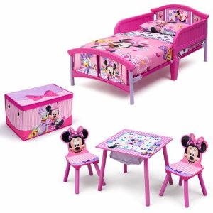 超值儿童房家具组合 米妮粉色主题