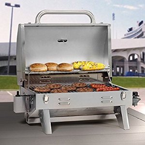 Smoke Hollow 205 Stainless Steel TableTop Propane Gas Grill @ Amazon