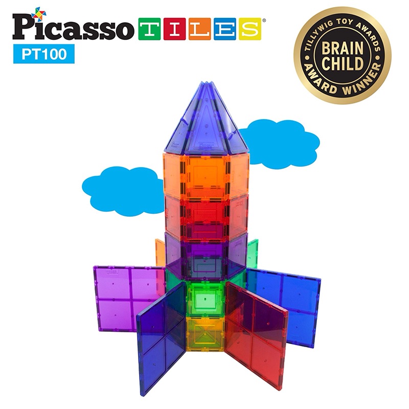 PicassoTiles 100片3D积木