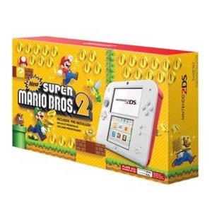 $79.99 Nintendo® 2DS 附带游戏-马里奥兄弟或马里奥赛车(两种颜色可选)