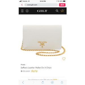 $979.99 Prada Saffiano 链条包