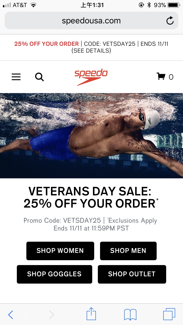 Shop Speedo Swimsuits & Swimwear全场泳装特惠