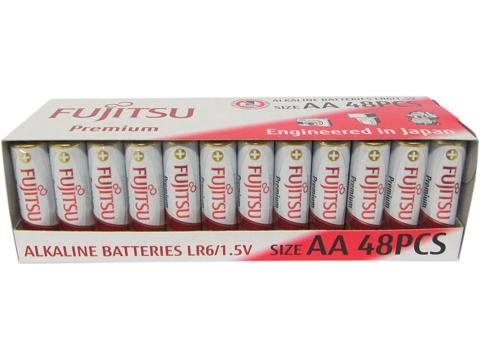 Fujitsu AA Premium Alkaline电池 48个装