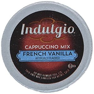 Indulgio 法式香草卡布奇诺 K-cup 胶囊咖啡 42个