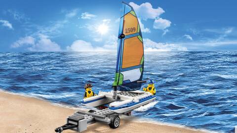 LEGO City Great Vehicles 4x4 with Catamaran (60149)