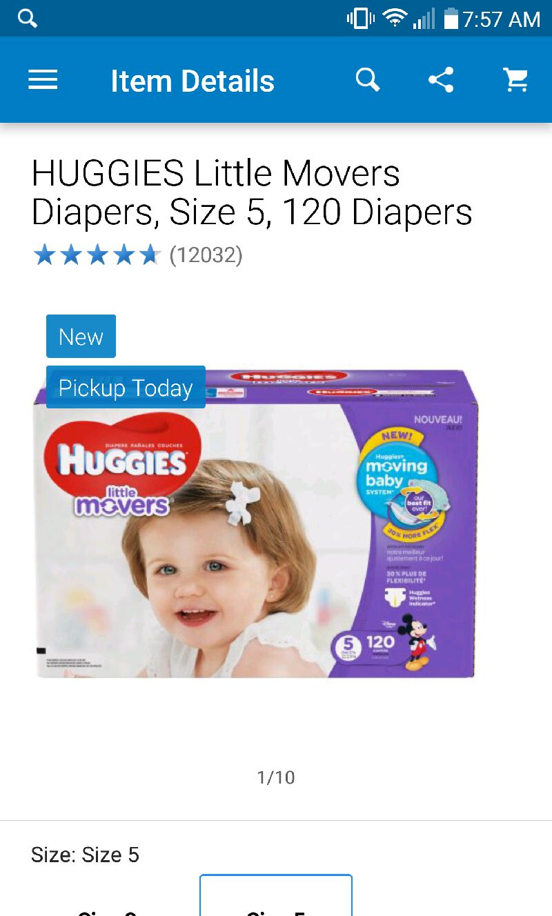HUGGIES Little Movers  纸尿裤