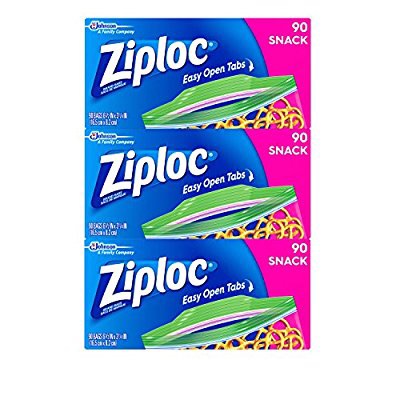 Ziploc 食品保鲜密封袋 270个，