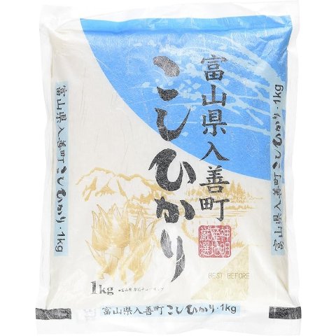 富山越光 日本大米 1kg