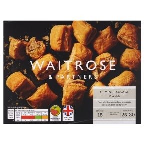 Waitrose 冷冻鸡尾酒香肠卷 15个 285g