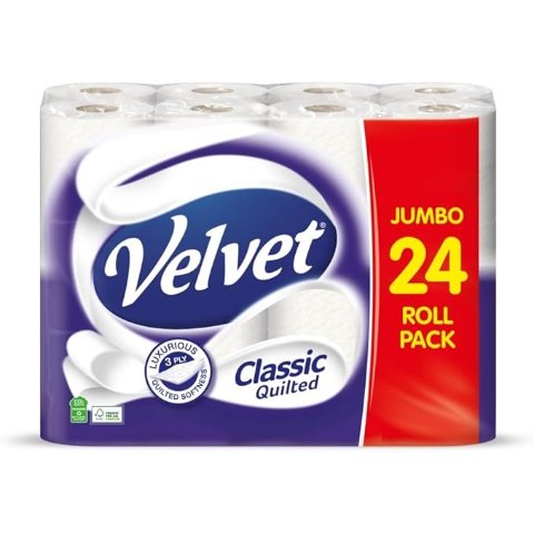 Velvet 经典3层厕纸 24卷