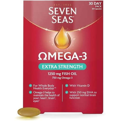 Seven Seas Extra加强 Omega-3 鱼油