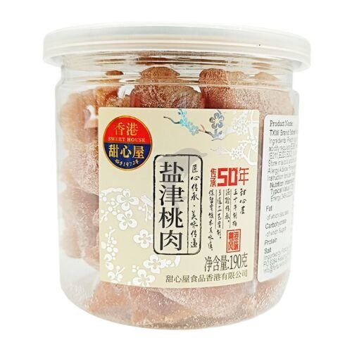 甜心屋 盐津桃肉 190g